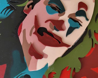 Custom Portrait from CutOut Art 3D Style Joker layered from Photo Joker Portrait - 3D Art Painting Keepsake