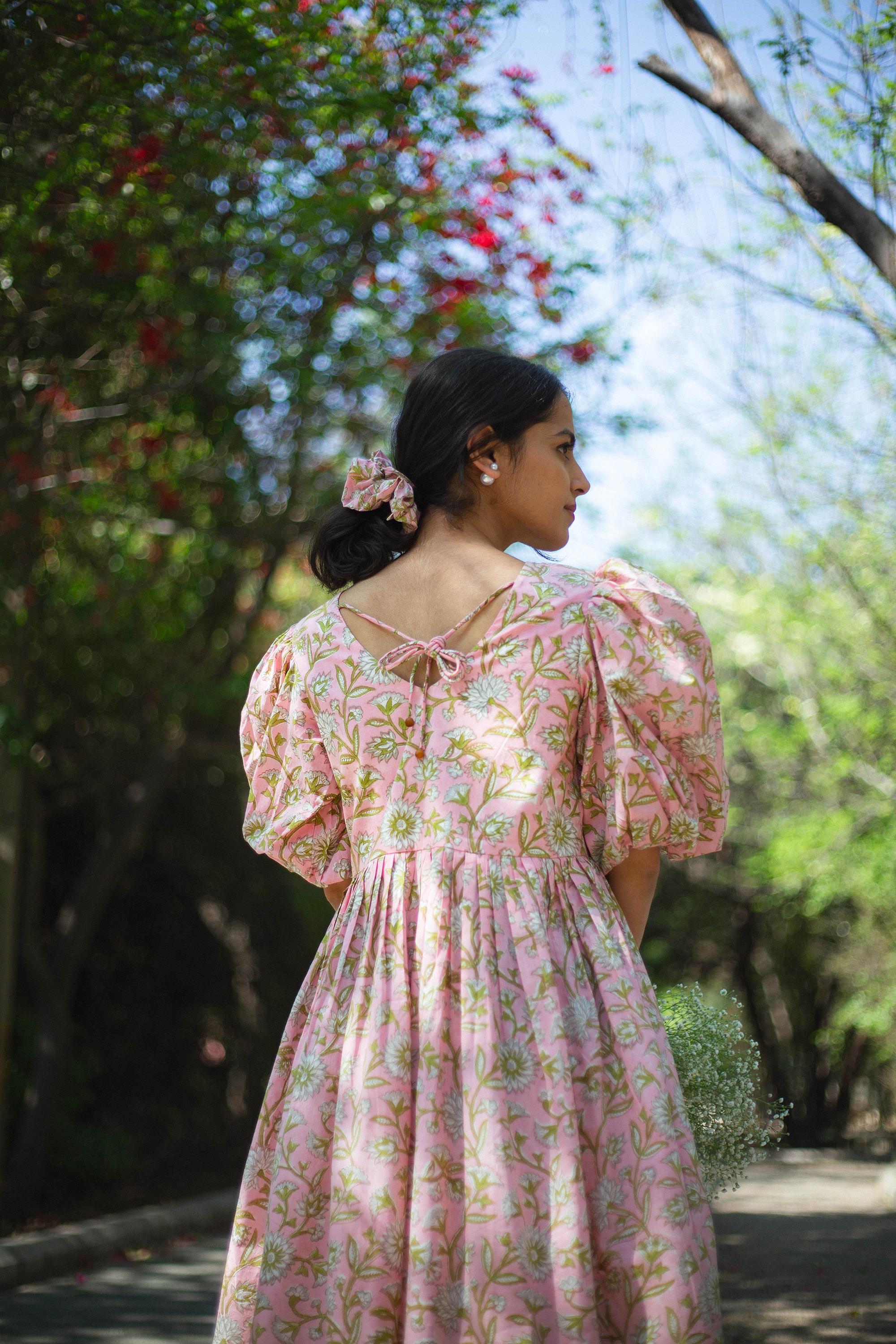 short pink glitter dress Provence Bloom Tiered Sequin Mini Dress Pink
