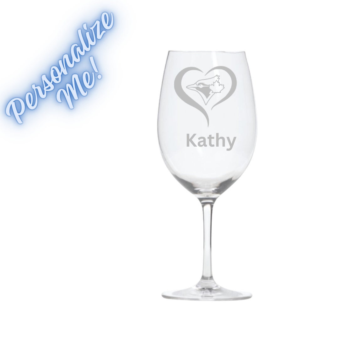 Toronto Blue Jays Baseball Blue Jays Wine Glass Christmas Etsy