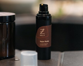 Face cream with sea buckthorn oil and hyaluronic acid, All natural  facial lotion, Vegan friendly, For all skin types