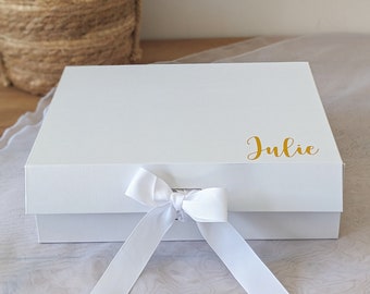 personalized gift box for wedding witness gift bridesmaid request personalized birthday gift box empty gift box