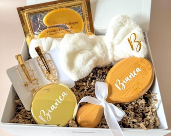Damesverzorgingsgeschenkdoos bruidsmeisje cadeau meisjesschoonheidsdoos gepersonaliseerd cadeau spa box wellness kit logeerpartijtje cadeau