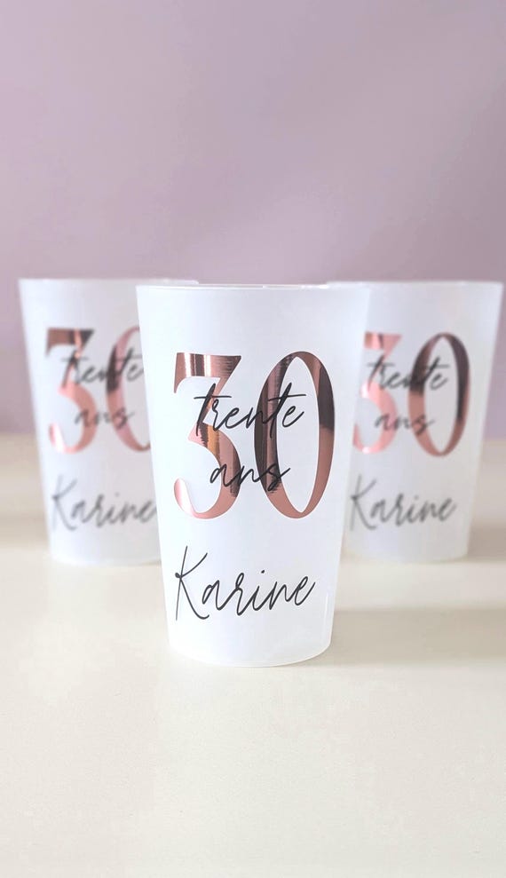 gobelet personnalisé anniversaire baptême verre personnalisé mariage cadeau invité décoration personnalisé anniversaire gobelet réutilisable