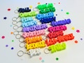 3D Personalized Keychain with Name | PLA Name Tag | Personalized Gift for Children & Adults | Handmade | Durable product logo