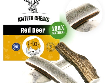 1 kg / S-XXL Size / 8-21 cm / 20-190 g Natural dog chew split red deer antlers 0,04-0,41lb / 3,1-8,3in SOFT Easy Elements of art decoration