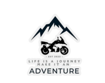 Adventurebiker Sticker | Adventure motorcycle Sticker | Biker Sticker