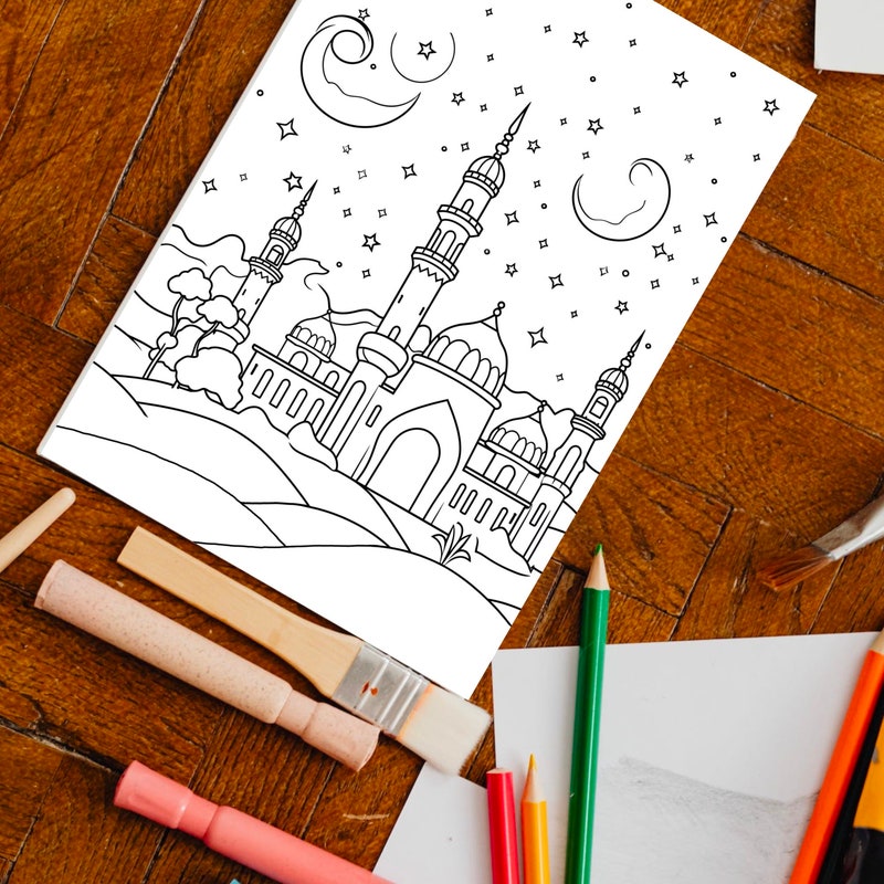 ramadan pictures for colouring