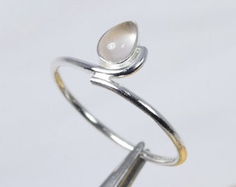 Rose Quartz Ring, Designer Ring, 925 Silver Ring, Handmade Ring, Boho Ring, Quartz Jewelry, Gemstone Ring, Statement Ring, Natural Quartz