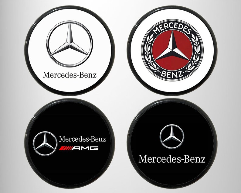 Mercedes Logo Coaster Set Mercedes Benz Accessories Mercedes Decor Car