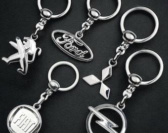 High Quality Ford Opel Fiat Peugeot and Mitsubishi Keychain , Best Car Accessories , Metal Key , Auto Accessory and Gifts , Car Emblems Logo
