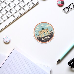 berlin sticker travel sticker travel gift travel journal sticker berlin germany laptop sticker luggage sticker cute sticker image 5