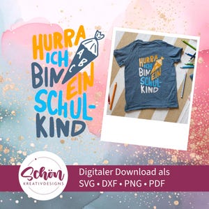 Archivo de trazador de escolares | SVG, DXF, PDF, PNG | ¡Hurra, soy un escolar!