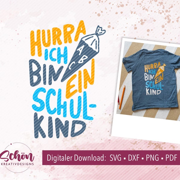 Schoolchild plotter file | svg, dxf, pdf, png | Hurray, I'm a schoolchild