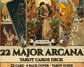Major Arcana Tarot Cards: 22 Card Deck (Digital Download)