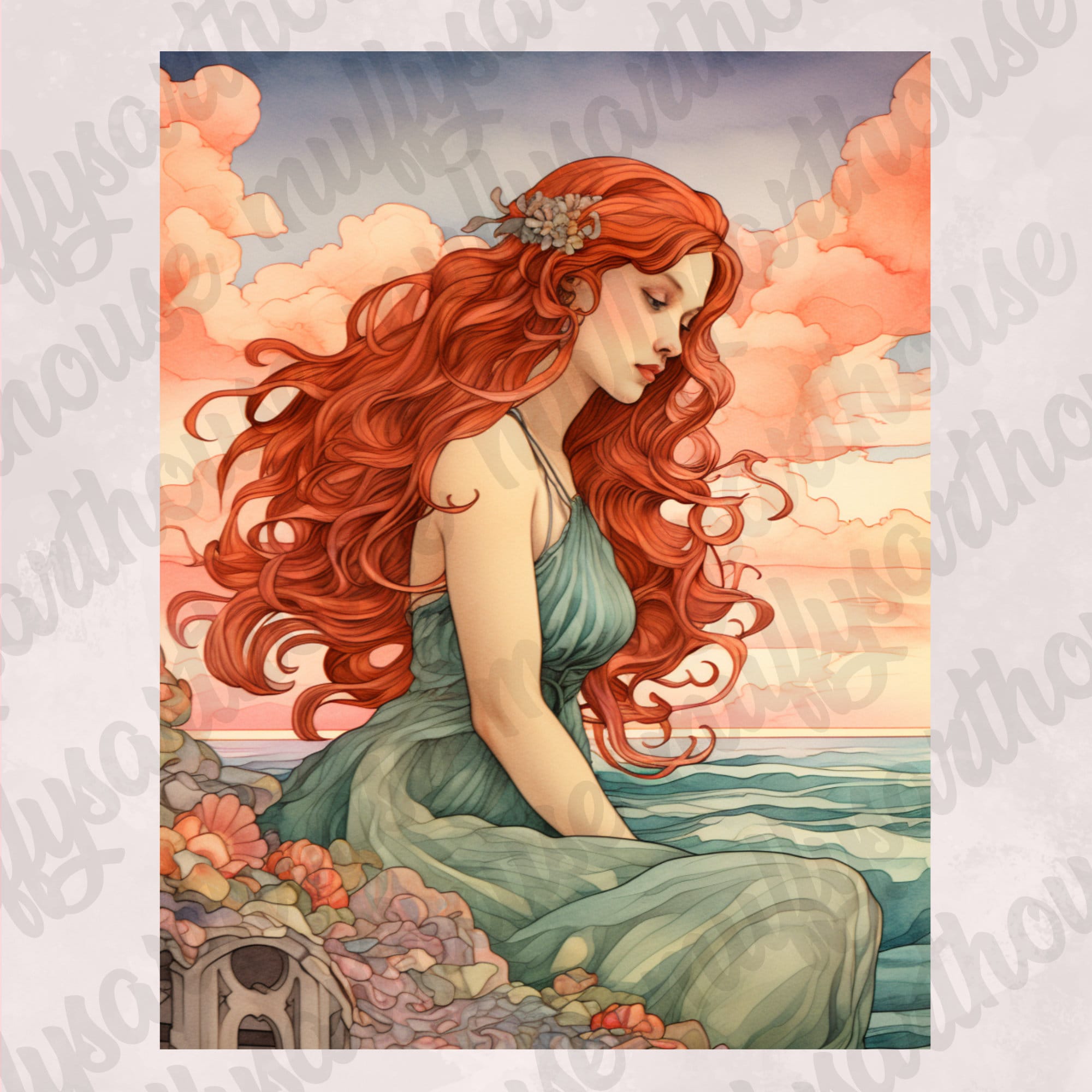 Aphrodite Digital Paper Pack, Mythology Ephemera (digital Download