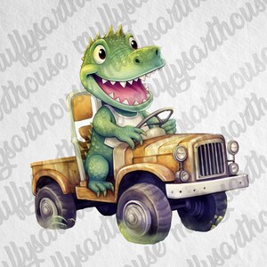 PNG Cute Farmer Crocodile Cliparts,Watercolor Effect Animals,Farmer PNG Image,Crocodile Watercolor Clipart,Nursery Bundle,Farmer Animals Art
