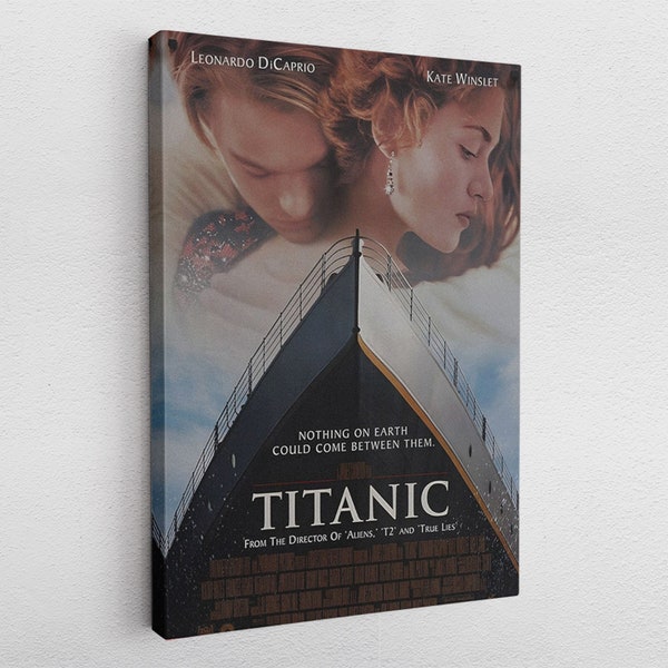 Canvas Print Poster Acrylic Pop Art Titanic Di Caprio Winslett Film TV