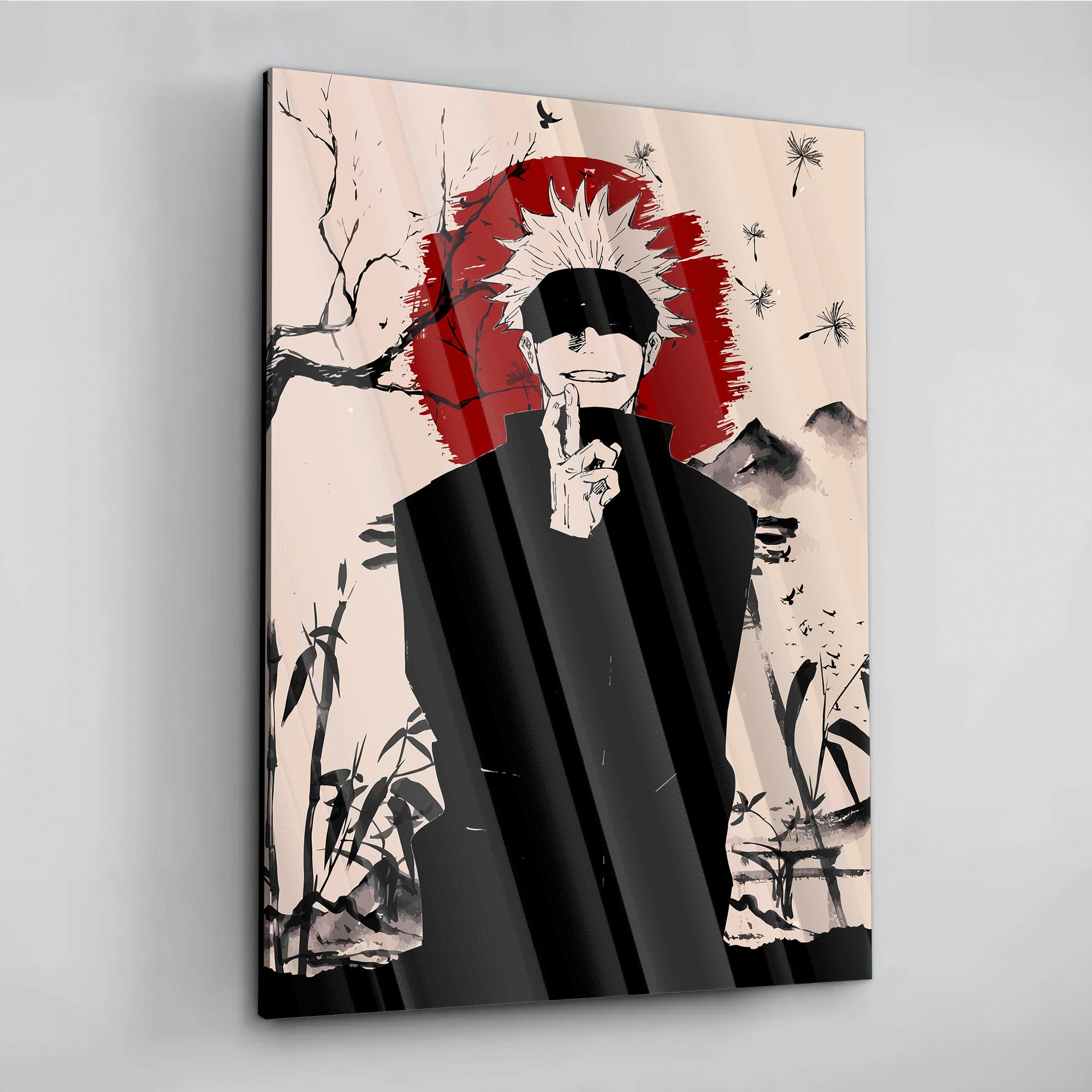 Canvas Picture Poster Acrylic Glass Pop Art Gojo Satoru Anime