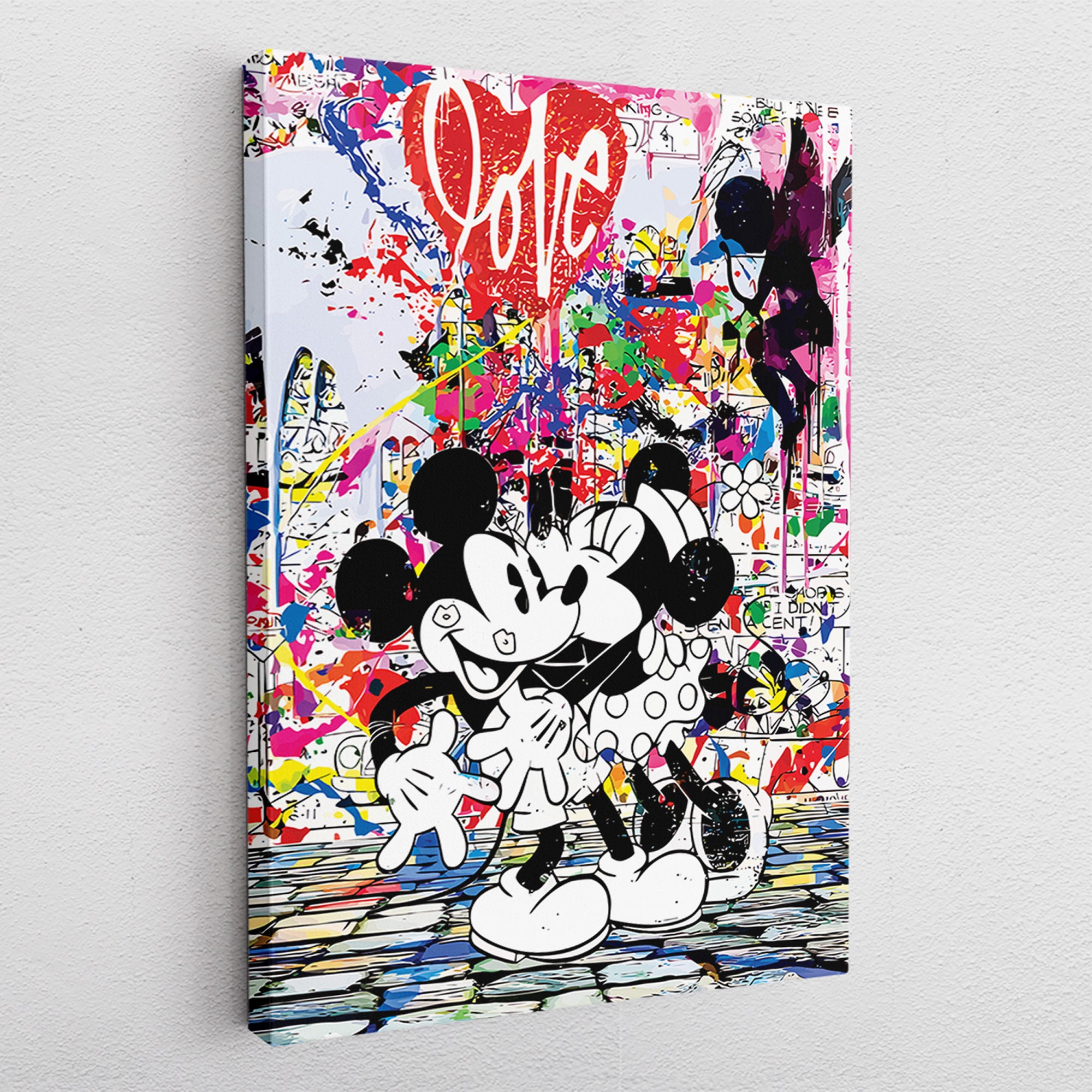 Super Minnie Maus Pop Art Poster von Kyle Style