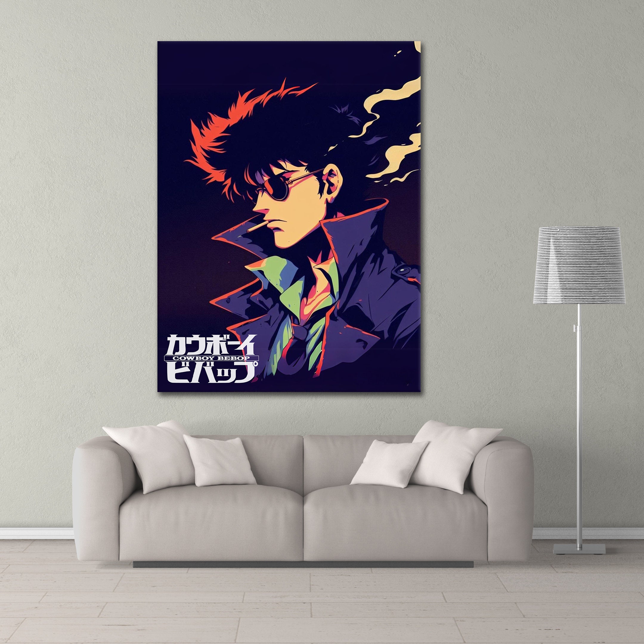 Cowboy Bebop Anime Poster Leinwand HD-Druck - Moderne Wandkunst 50x75cm Ohne Rahmen