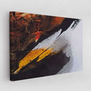 Leinwandbild Poster Acryl Pop-Art Gold Silber Splash Clash Bunt Moderne Kunst Gemälde Abstrakt