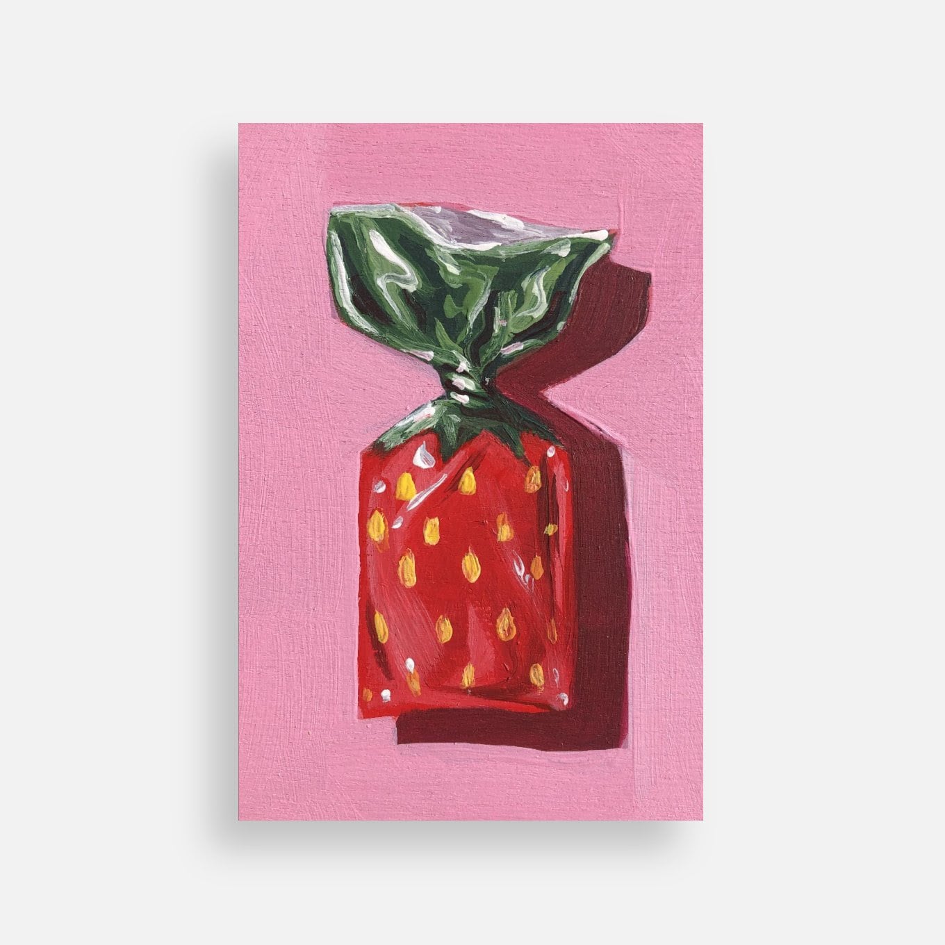 Strawberry Candy POSTCARD PRINT