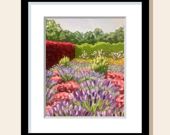 Peaceful Gardens Art Print