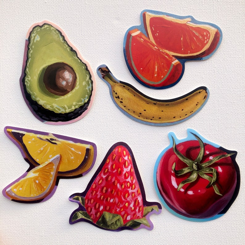 Feeling Fruity Sticker Pack 6 Stickers 3-4 image 3