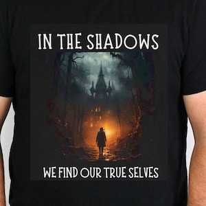 Gothic Graphic Tee In The Shadows T-Shirt | Alternative Dark Goth Clothing