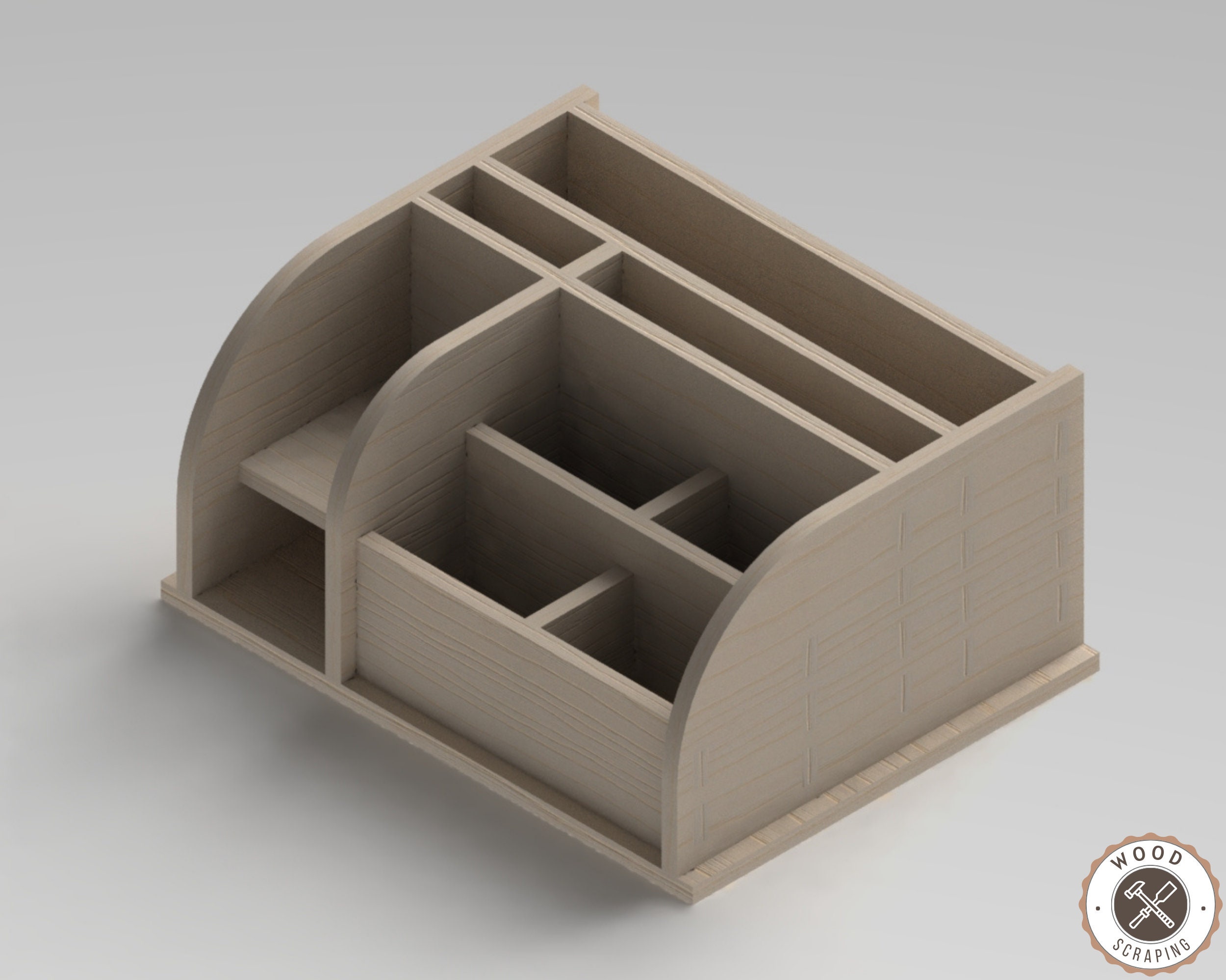 Wooden Desktop Organizer: Perfect Desk Rack and Office Storage Solution ...