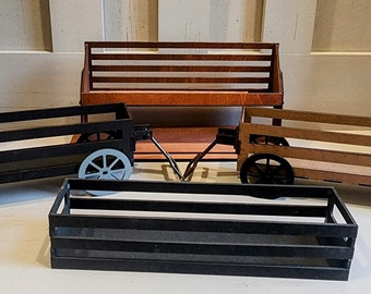 Versatile Home Decor: Interchangeable Shelf Sitter Wagons, Crates, and More – Customizable and Charming Accents for Every Season!