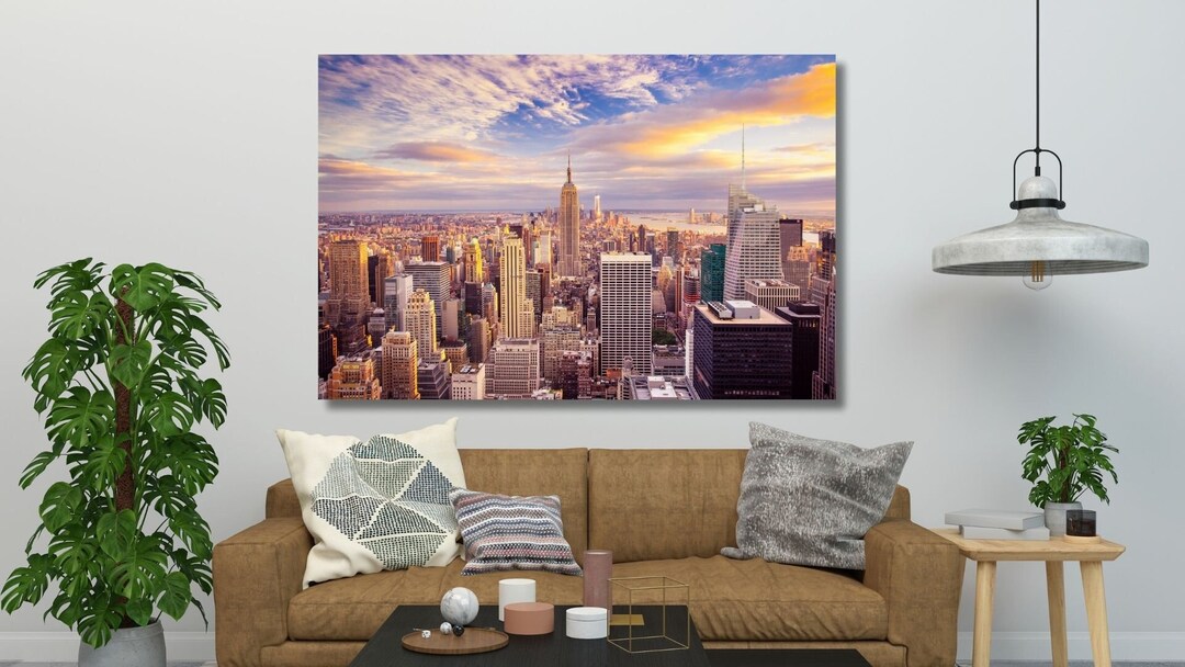 New York Leinwand WandDekor New York Poster Eiffelturm Etsy.de