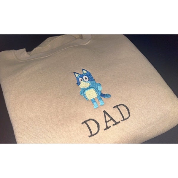 Embroidered Blu.ey - Band.it Dad jumper