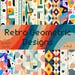 Stylish Mid-century Modern Seamless Patterns for Unique Craft and ...