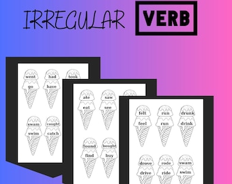 Irregular Verbs Interactive Chart for Classical Conversations Cycle 3 ...