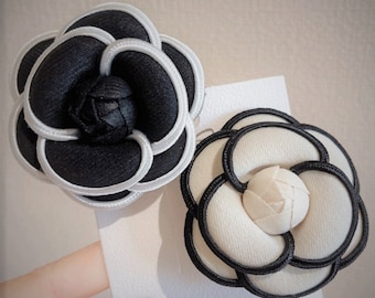 Fabric Camellia Flower Brooches for Suit Sweater Corsage Lapel Pins Luxury Jewelry Accessories Perfect gift for someone special