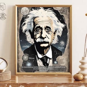 Albert Einstein Quote Poster: Inspirational Wall Art (PDF)