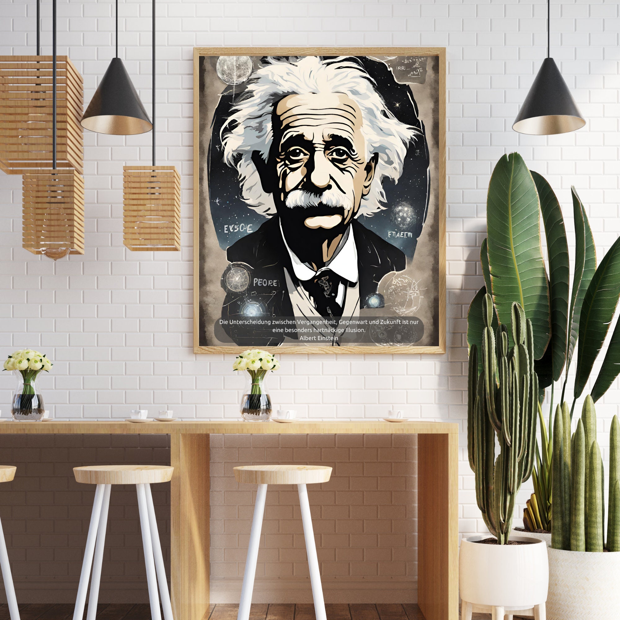 Albert Einstein Quote Poster, Albert Einstein Wall Art, Einstein ...