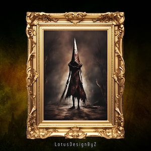 Pyramid Head Poster: Silent Hill Horror Art (Digital Download)
