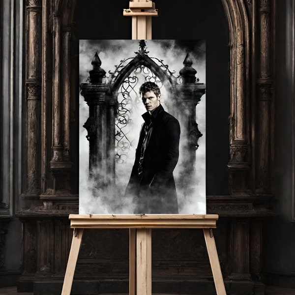 Klaus Mikaelson FANS over here! | Klaus Gothic Printable Poster Download Print Digital |  Instant Download, Printable Gift İdeas