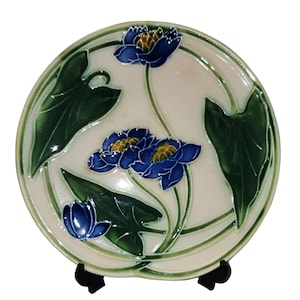 Rare early Villeroy & Boch VBS Germany Art Nouveau Water Lillies Plate