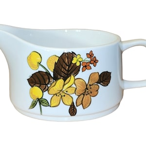 J&G Meakin Studio England 1970s Gravy Boat Jug