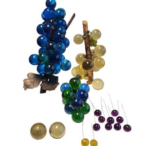 1960s Lucite Grape Clusters