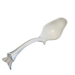 19th Century English Victorian Blue and White Ladle