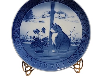 Platos navideños Royal Copenhagen de Kai Lange, de 1970 a 1979