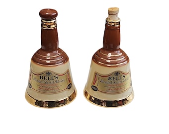 Vintage Bells Old Scotch Whiskey Bottle by Wade. Very Good