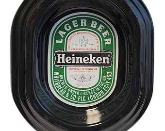 Vintage Large Heineken Pub Mancave Ashtray Castle Ceramics Lager