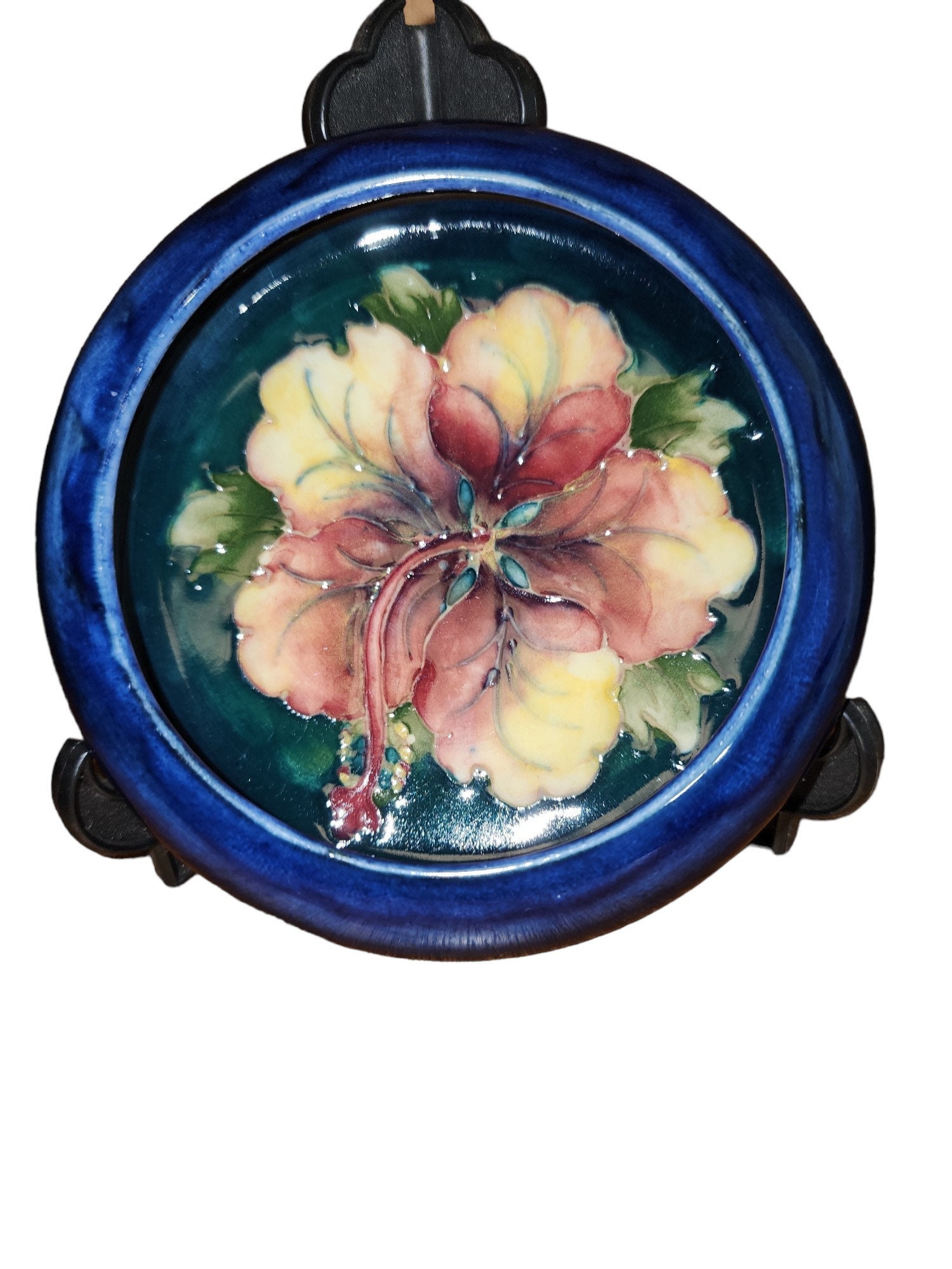 ∇花∇英国王室御用窯「MOORCROFT ムーアクラフト」造 アール