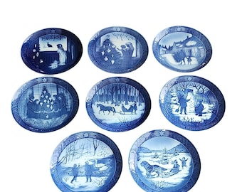 クリスマスプレート 1978年 1978年 ロイヤルコペンハーゲン B&G「クリスマスの物語」コバルト