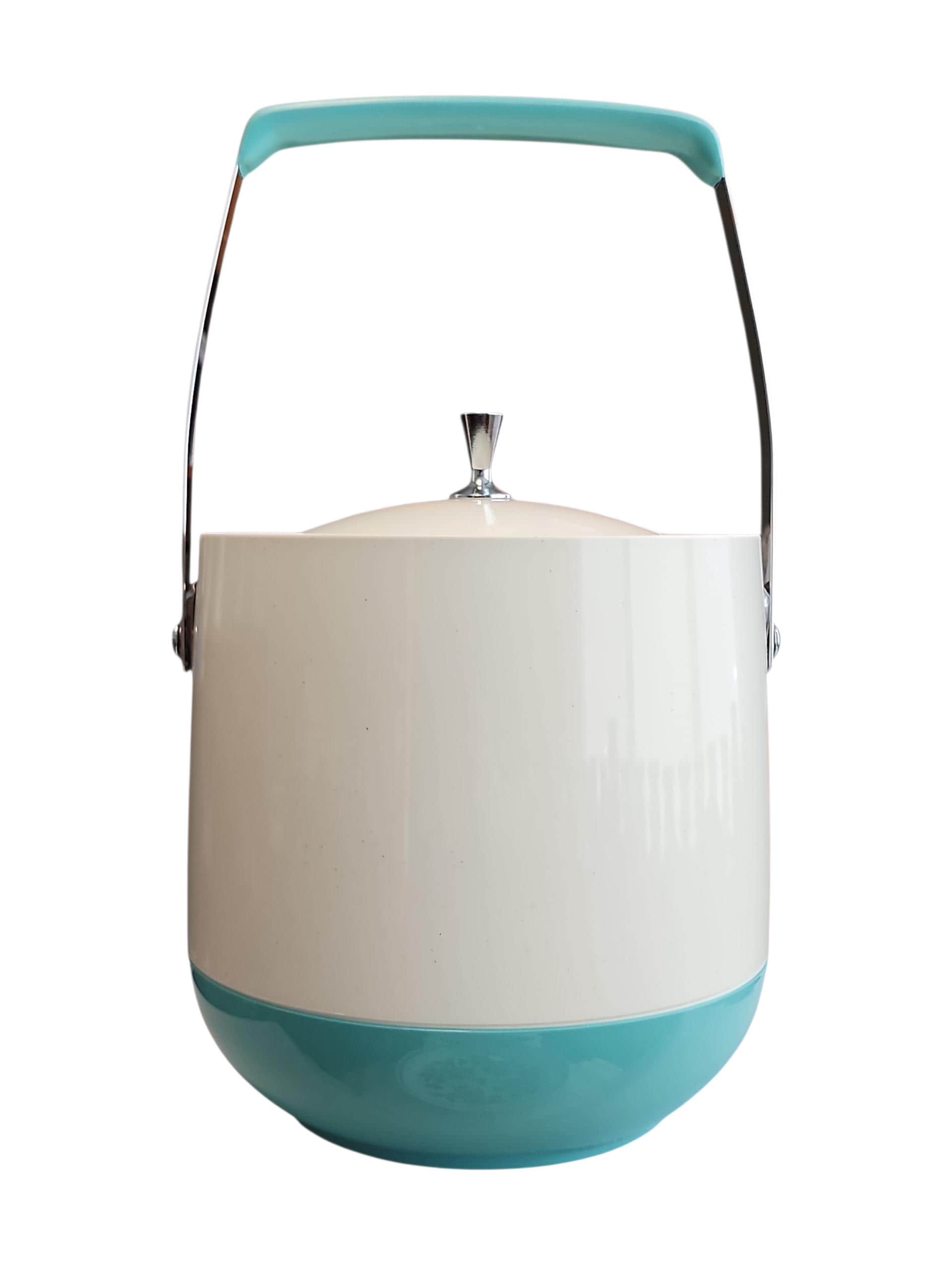 Lot De 8 Gobelets Tasses à Jus Vintage Vacron Bopp-Decker - Couleurs Mélangées (jaune, Aqua, Rose), Occasion